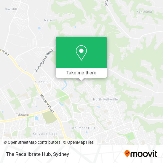 The Recalibrate Hub map
