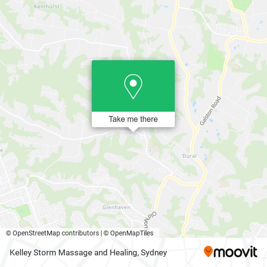 Mapa Kelley Storm Massage and Healing