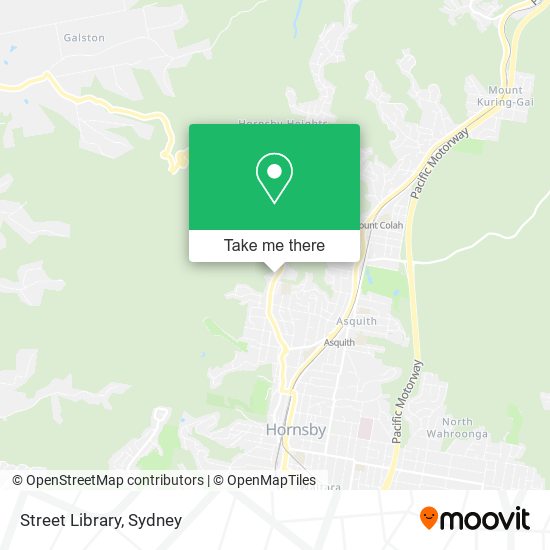 Street Library map
