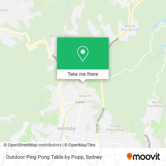 Outdoor Ping Pong Table by Popp map