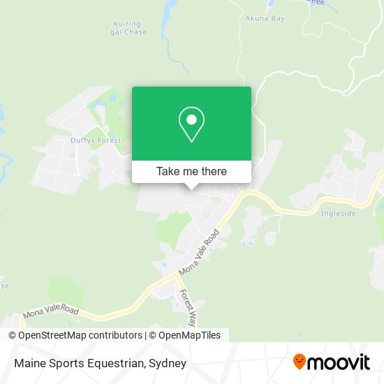 Maine Sports Equestrian map