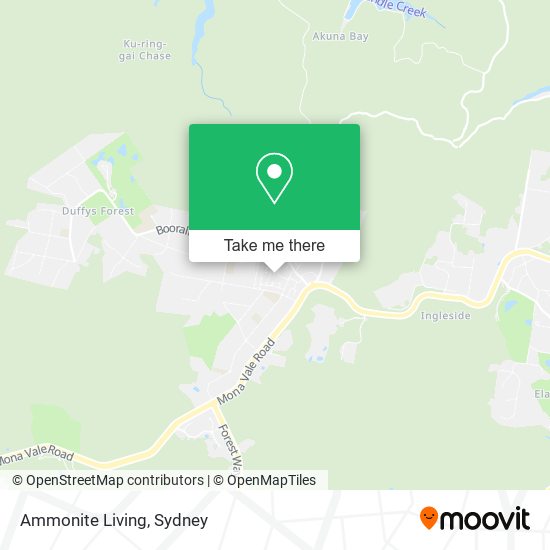 Ammonite Living map