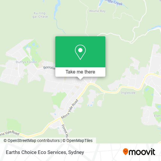 Earths Choice Eco Services map
