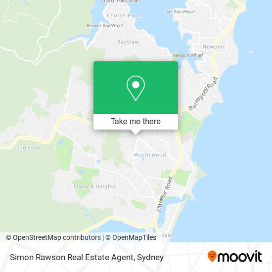 Mapa Simon Rawson Real Estate Agent