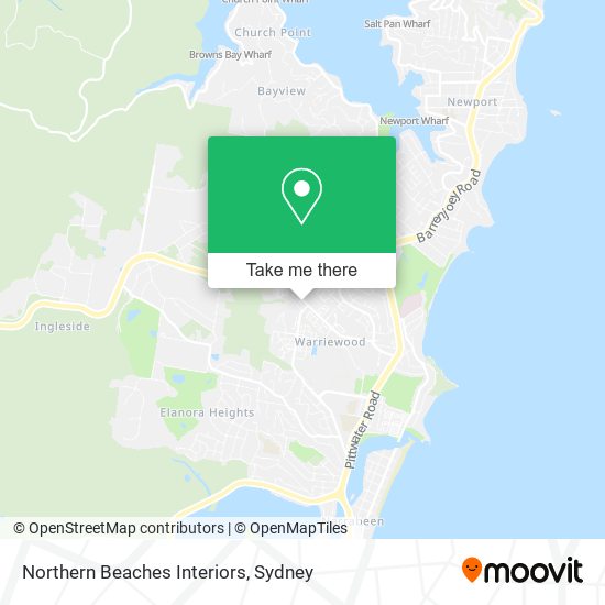 Northern Beaches Interiors map