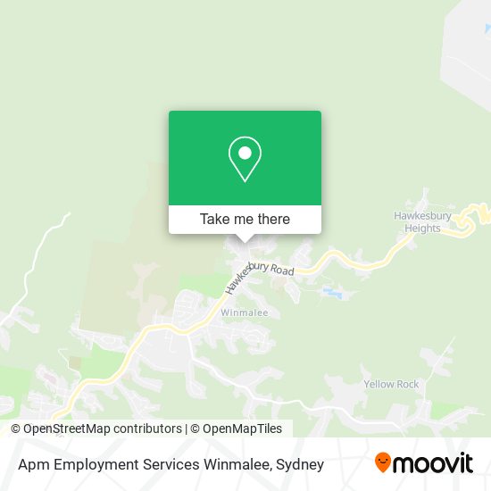 Mapa Apm Employment Services Winmalee