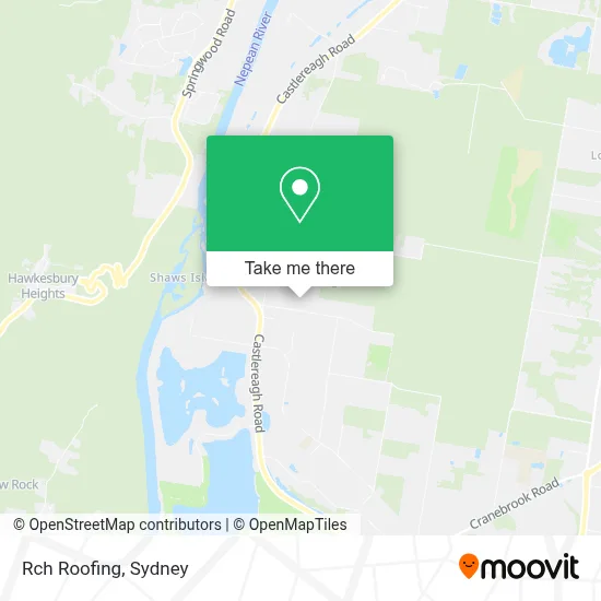 Rch Roofing map