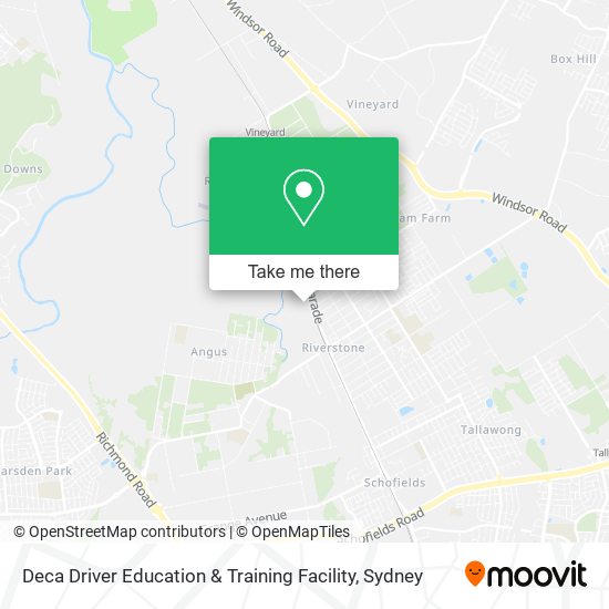 Deca Driver Education & Training Facility map