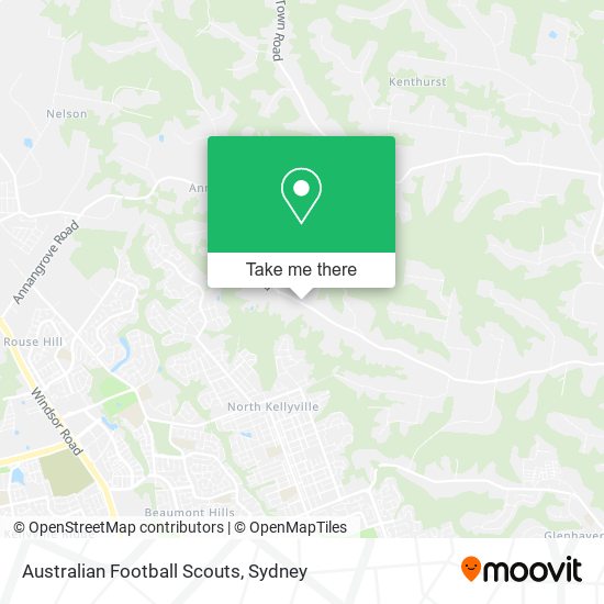 Australian Football Scouts map