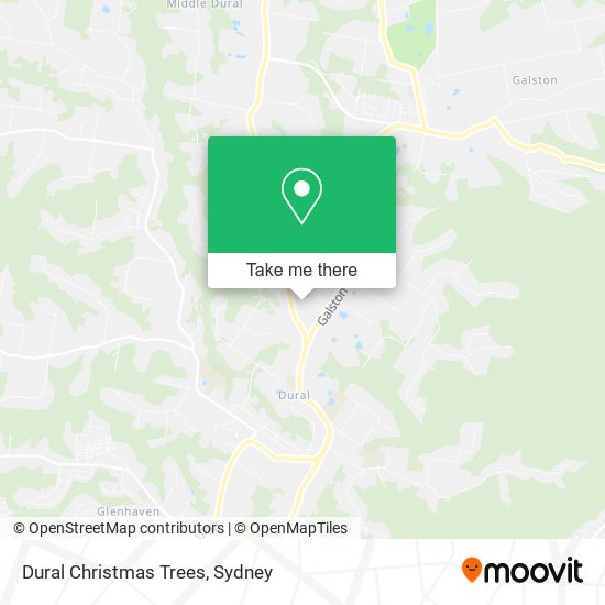 Dural Christmas Trees map