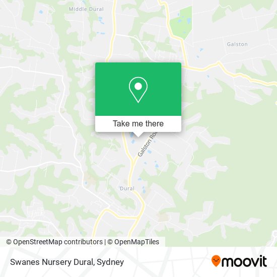 Mapa Swanes Nursery Dural