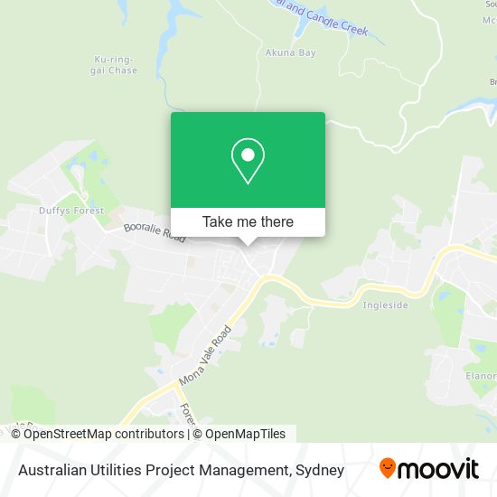 Australian Utilities Project Management map