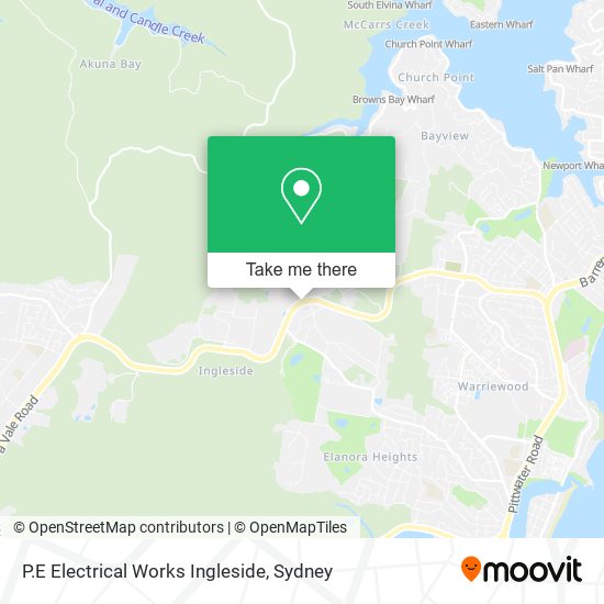 P.E Electrical Works Ingleside map