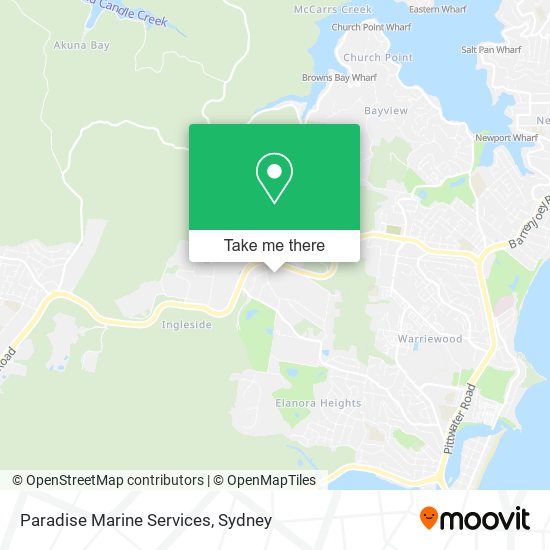 Paradise Marine Services map
