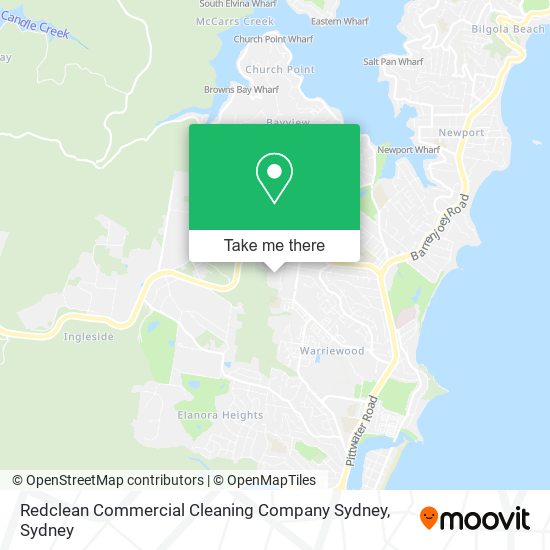 Redclean Commercial Cleaning Company Sydney map