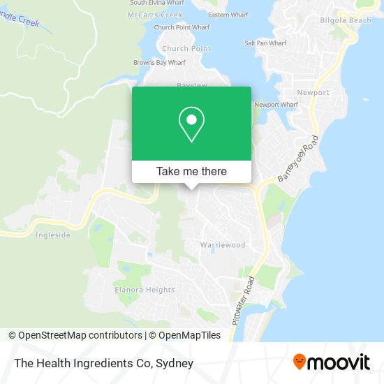 The Health Ingredients Co map