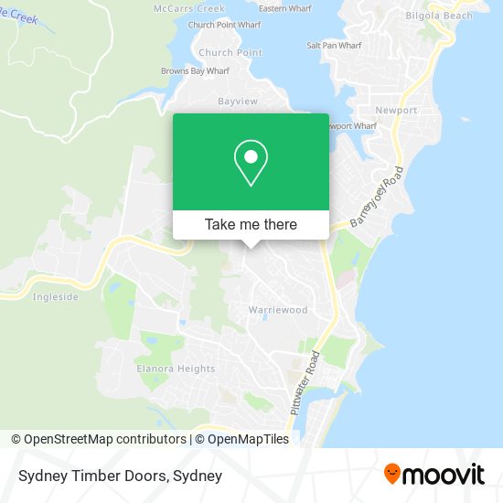 Sydney Timber Doors map