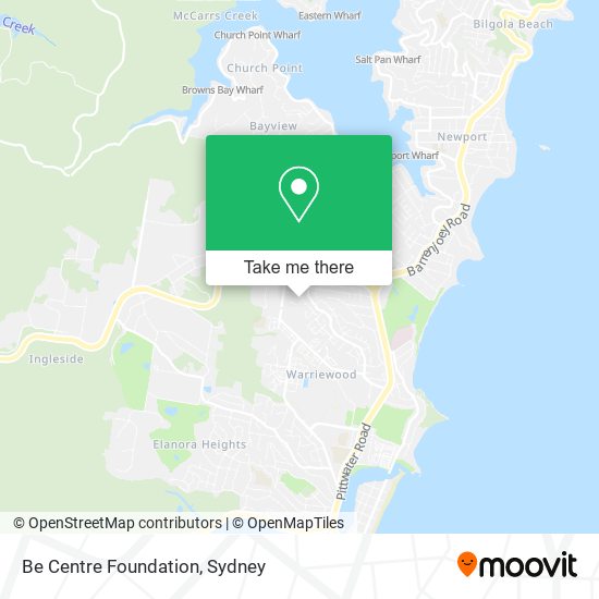 Be Centre Foundation map