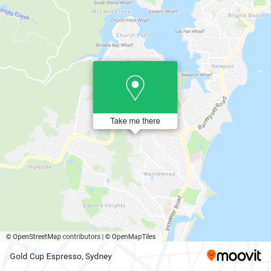 Gold Cup Espresso map
