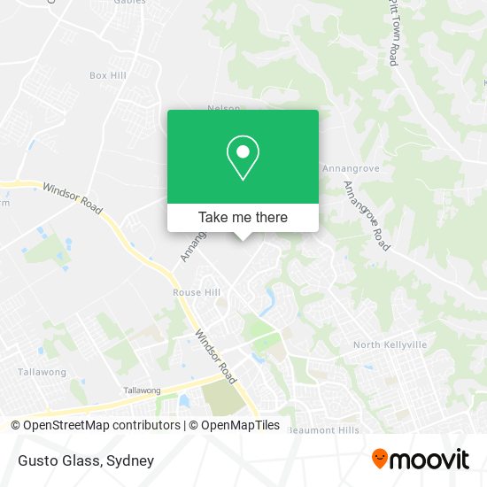 Gusto Glass map
