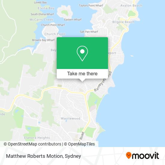 Mapa Matthew Roberts Motion