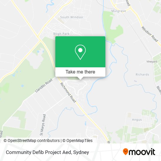 Community Defib Project Aed map