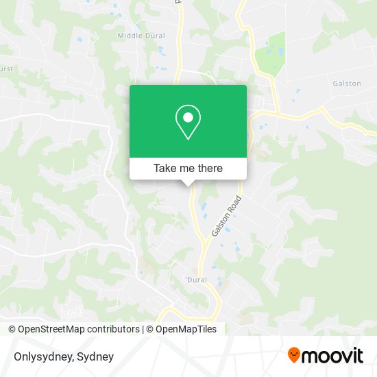 Onlysydney map