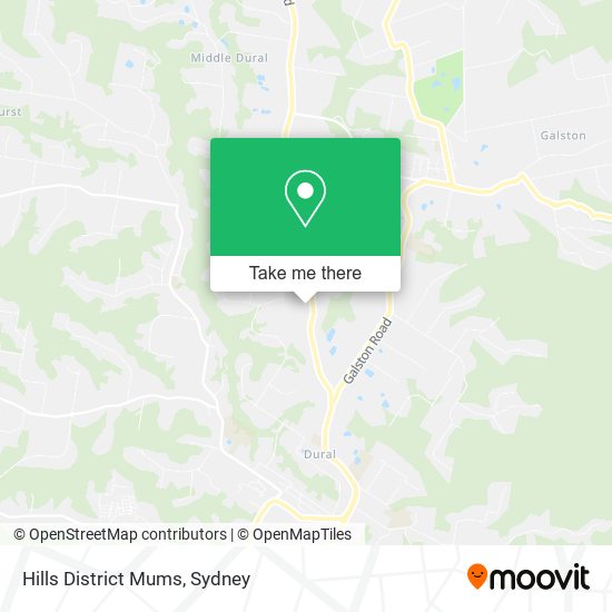 Hills District Mums map