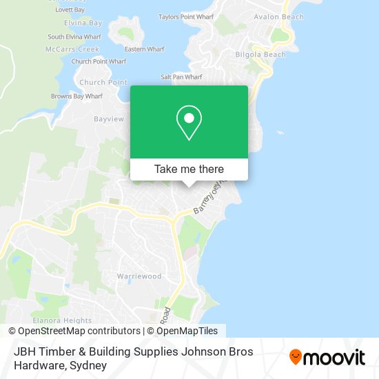 JBH Timber & Building Supplies Johnson Bros Hardware map