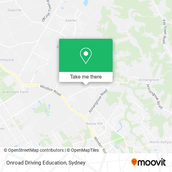 Onroad Driving Education map
