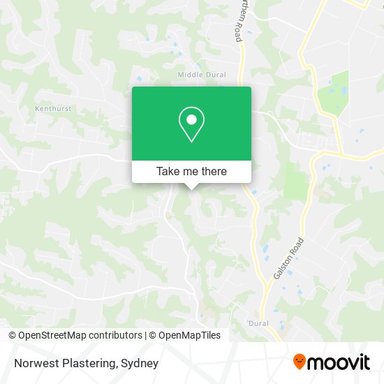 Norwest Plastering map