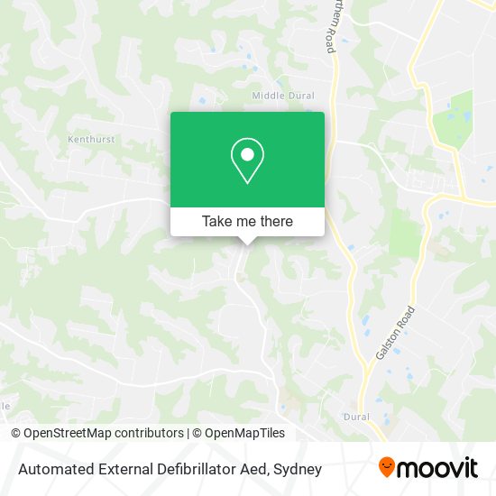 Automated External Defibrillator Aed map
