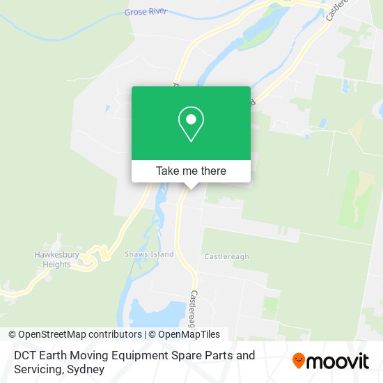 DCT Earth Moving Equipment Spare Parts and Servicing map