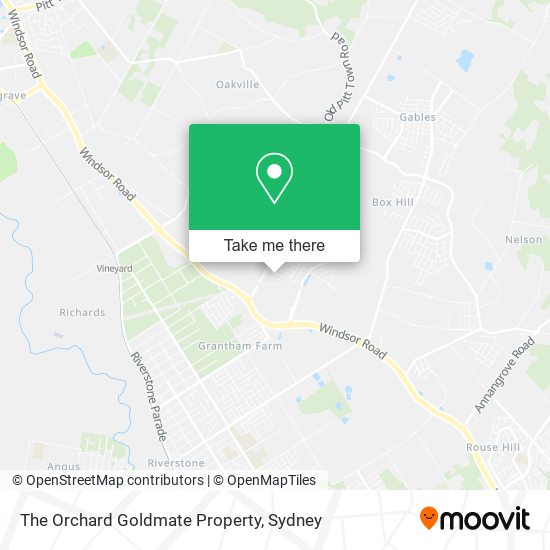 The Orchard Goldmate Property map