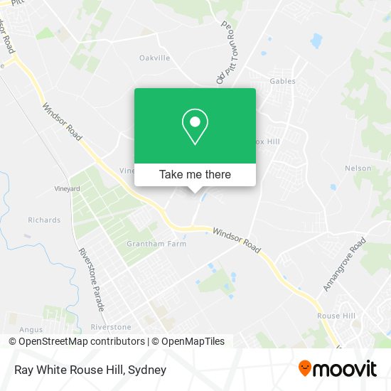 Mapa Ray White Rouse Hill