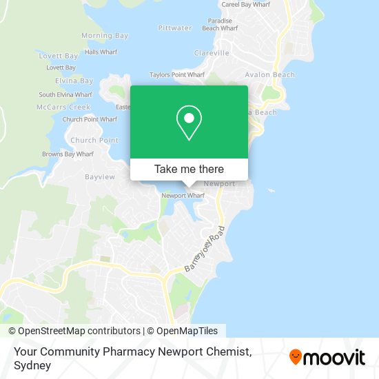 Mapa Your Community Pharmacy Newport Chemist