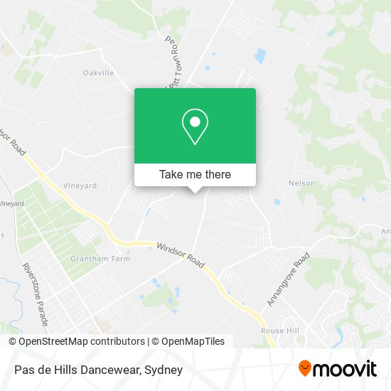 Pas de Hills Dancewear map