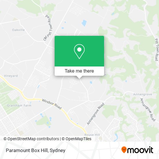Paramount Box Hill map