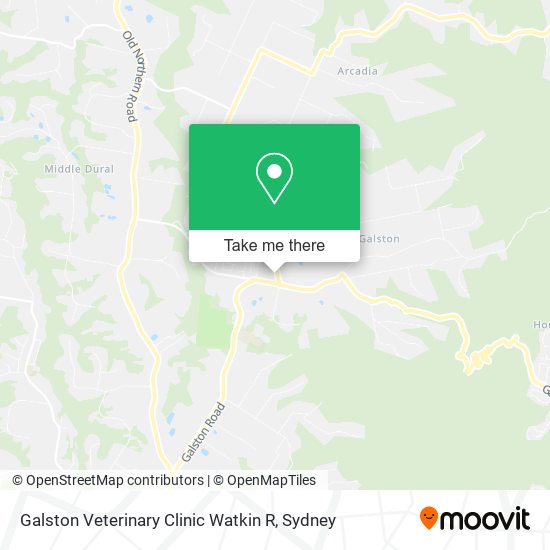Galston Veterinary Clinic Watkin R map