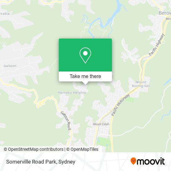 Somerville Road Park map