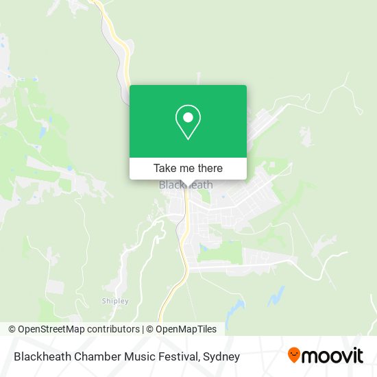 Mapa Blackheath Chamber Music Festival