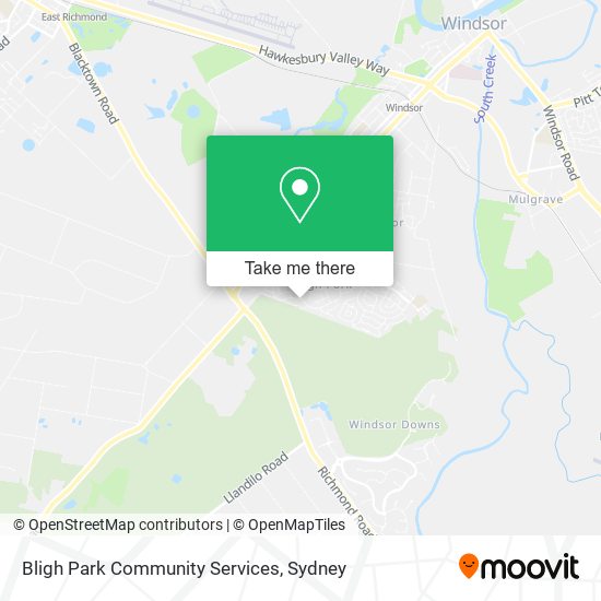 Bligh Park Community Services map