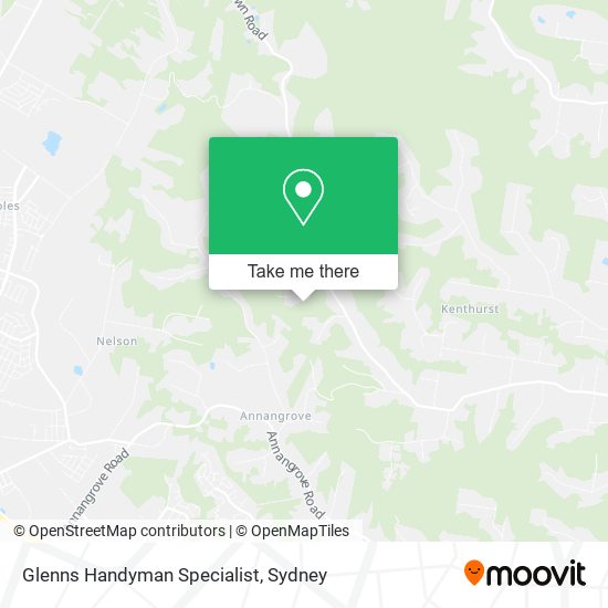 Glenns Handyman Specialist map