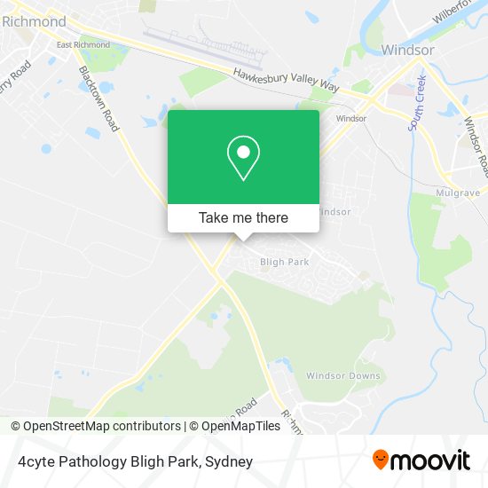 Mapa 4cyte Pathology Bligh Park