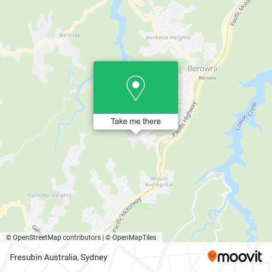 Fresubin Australia map