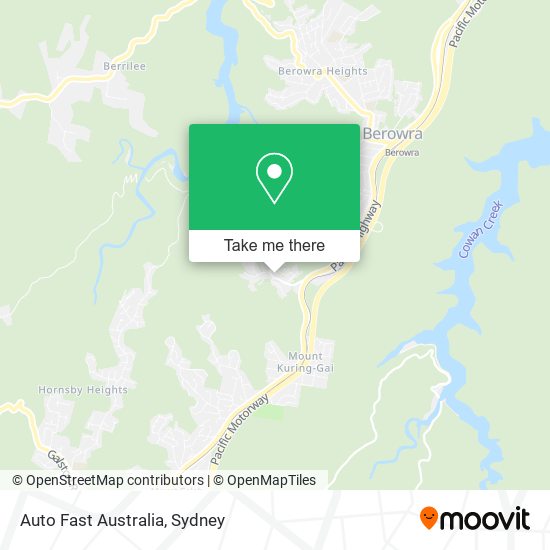 Auto Fast Australia map