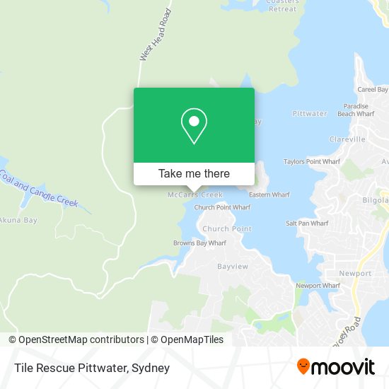 Tile Rescue Pittwater map