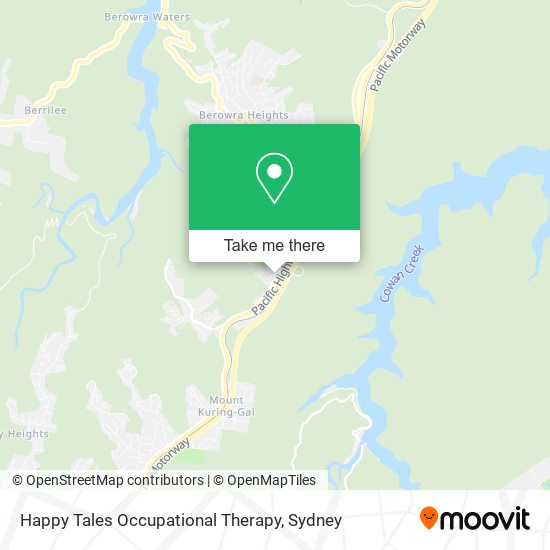 Happy Tales Occupational Therapy map