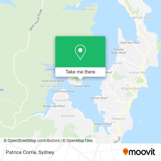 Patrice Corrie map