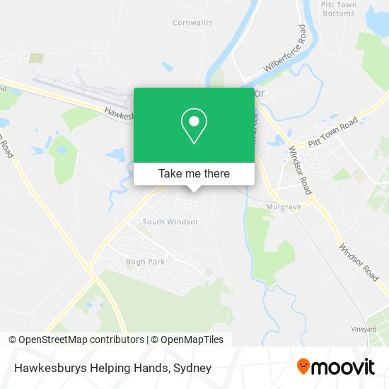 Hawkesburys Helping Hands map